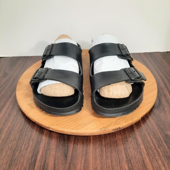 Birkenstock Arizona EVA Mens Size 10 Sandals Black Waterproof Slip On Slides - Picture 2 of 11